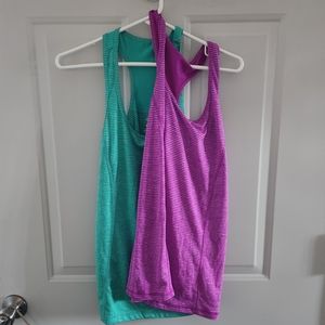 2 racerback workout tanks